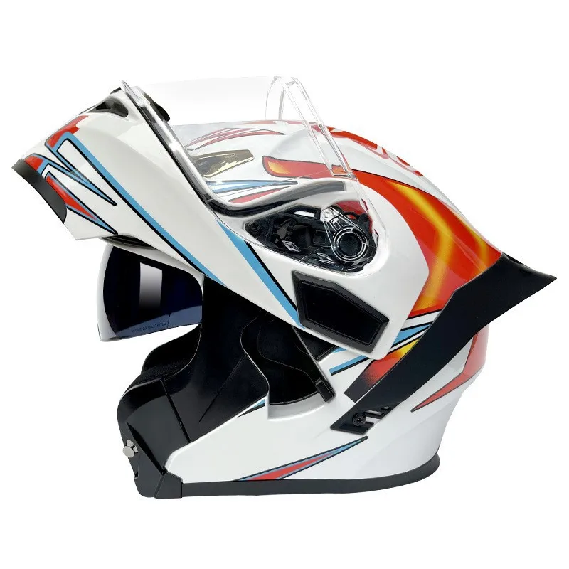 Double Lens Helmet Winter warm Motorcycle helmets Full face Motocross motorbike safety helmet Flip up open face helmet
Double Lens Helmet Winter warm Motorcycle helmets Full face Motocross motorbike safety helmet Flip up open face helmet