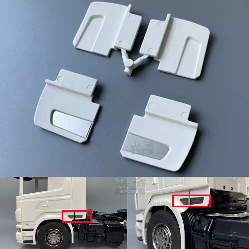 Имитация спойлера в масштабе 1:14 с металлической наклейкой, для грузовика Tamiya RC, самосвала SCANIA, SCANIA R620, R470, R730, R560, игрушка «сделай сам», 2 шт.
Имитация спойлера в масштабе 1:14 с металлической наклейкой, для грузовика Tamiya RC, самосвала SCANIA, SCANIA R620, R470, R730, R560, игрушка «сделай сам», 2 шт.