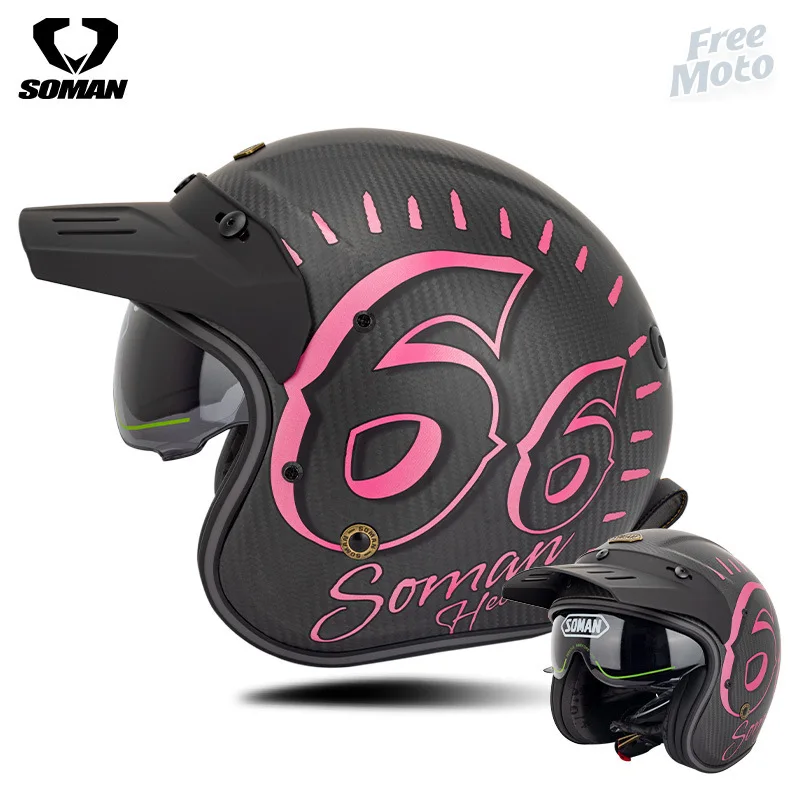 Retro Moto Casco Motorcycle Helmet Half Face Carbon Fiber LOCOMOTIVE Motorbiker Open Face DOT ECE Certification Safety Helmets
Retro Moto Casco Motorcycle Helmet Half Face Carbon Fiber LOCOMOTIVE Motorbiker Open Face DOT ECE Certification Safety Helmets