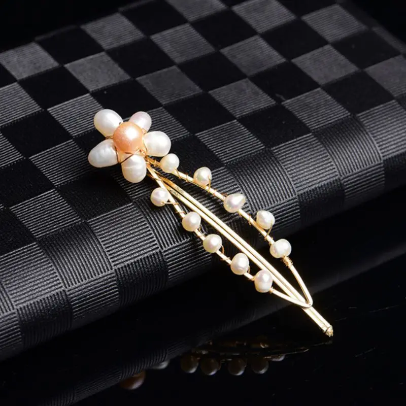 Korean Fashion Hair Accessories for Women Luxury Freshwater Pearls Hair Clip Hairpin
Korean Fashion Hair Accessories for Women Luxury Freshwater Pearls Hair Clip Hairpin