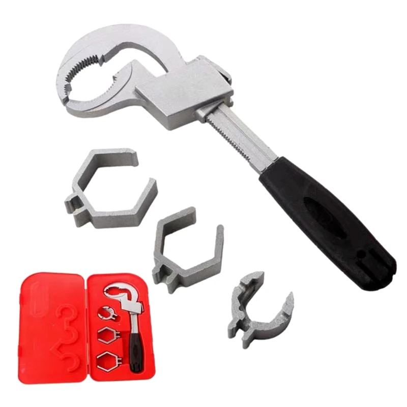 Universal Wrench Adjustable Double-Ended Wrench Bathroom Wrench For Water Pipe Repair & Home Accessories
Universal Wrench Adjustable Double-Ended Wrench Bathroom Wrench For Water Pipe Repair & Home Accessories