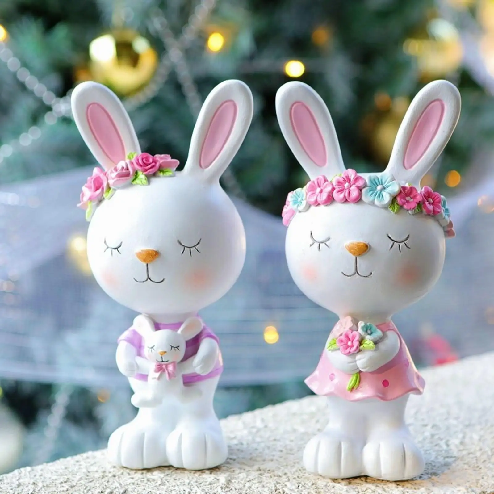 2 шт., статуэтка кролика из смолы
2 шт., статуэтка кролика из смолы