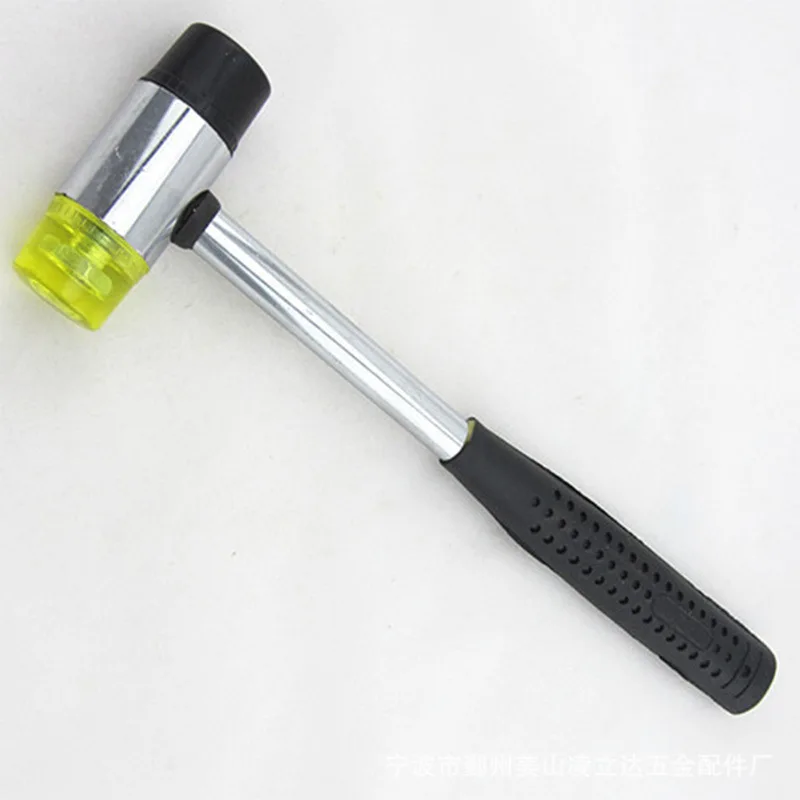Multifunctional Household Hammer Removable Double Heads Installation Hammer Hand Tool Round Head Rubber Hammer High Quality
Multifunctional Household Hammer Removable Double Heads Installation Hammer Hand Tool Round Head Rubber Hammer High Quality