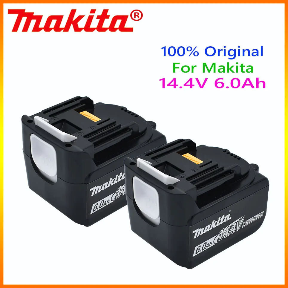 Литий-ионный аккумулятор для Makita BL1460, 14,4 В, 6,0 Ач, для беспроводных электроинструментов Makita BL1430, BL1440, BL1450, BL1415, 194066-1, 194065-3, 194558-0
Литий-ионный аккумулятор для Makita BL1460, 14,4 В, 6,0 Ач, для беспроводных электроинструментов Makita BL1430, BL1440, BL1450, BL1415, 194066-1, 194065-3, 194558-0