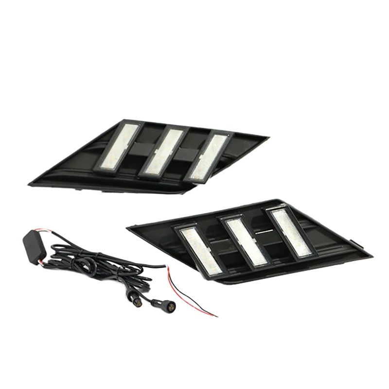 1Pair LED DRL Daytime Running Light Yellow+White Foglight Corner Light Daytime Running Lights For Haval H6 2021
1Pair LED DRL Daytime Running Light Yellow+White Foglight Corner Light Daytime Running Lights For Haval H6 2021