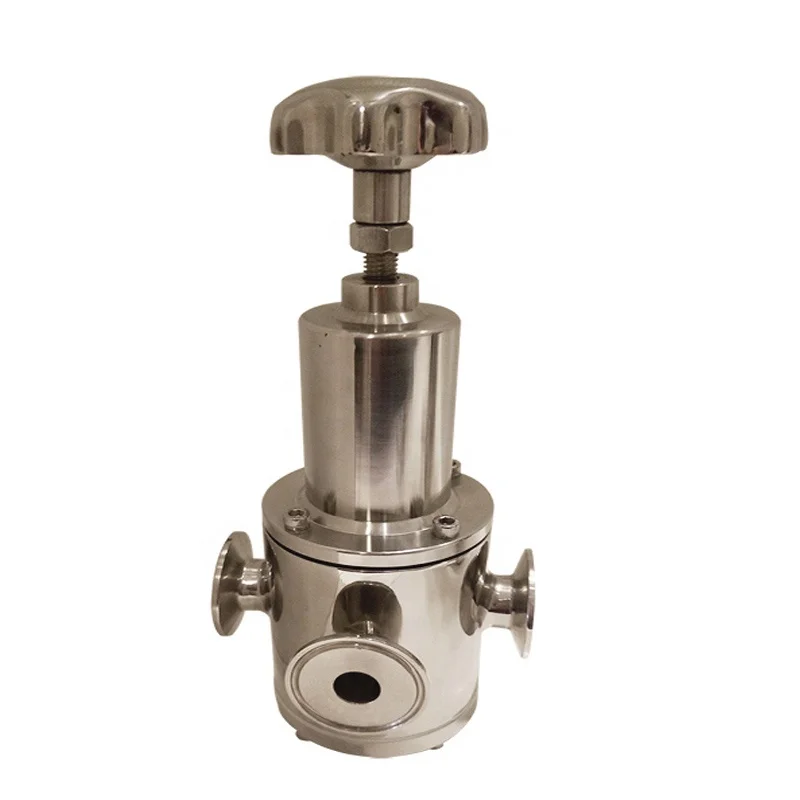 Food Grade Stainless Steel SS316L Clamped Air Pressure Relief Valve Gas Contral Relief Valve
Food Grade Stainless Steel SS316L Clamped Air Pressure Relief Valve Gas Contral Relief Valve