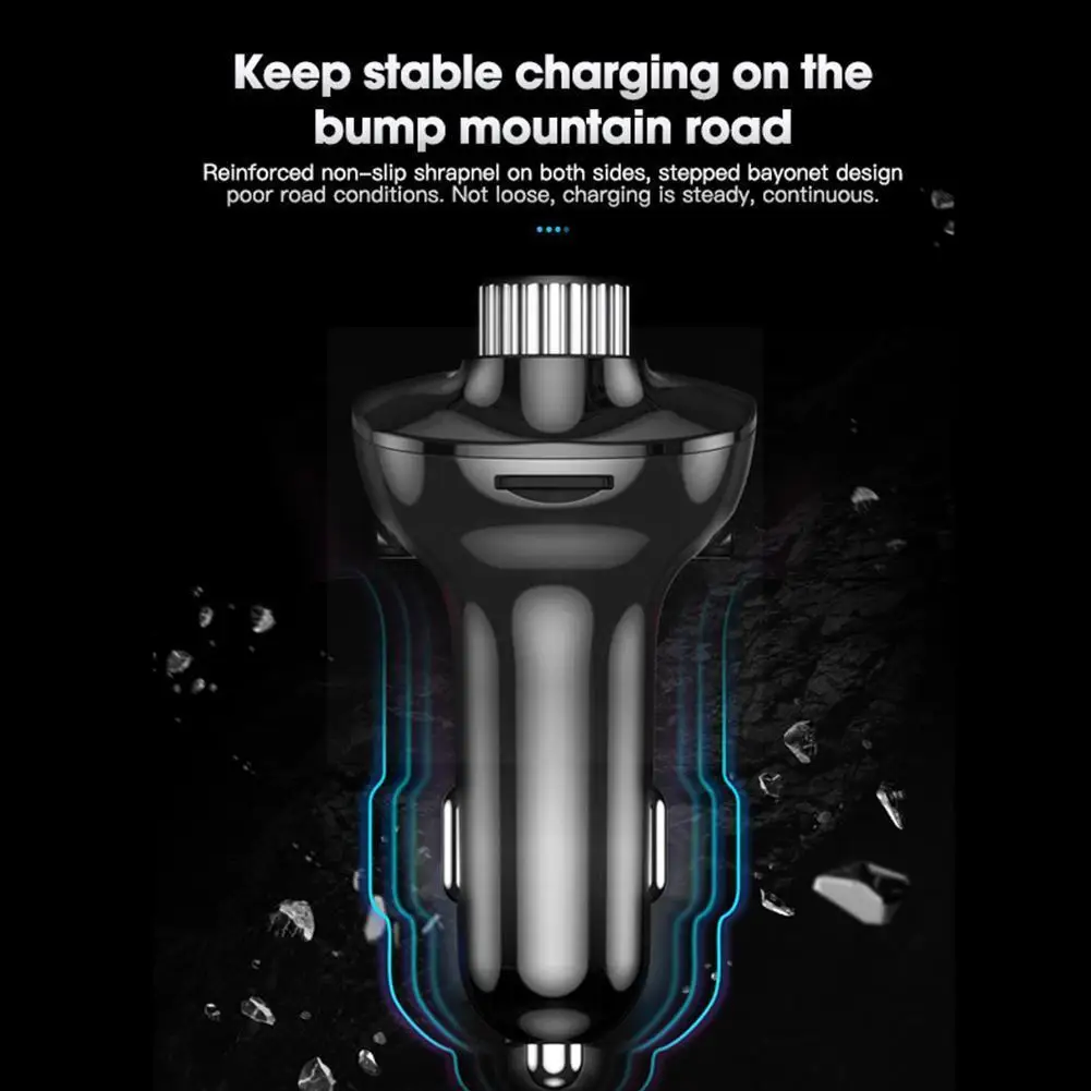 Car Charger with FM Transmitter Bluetooth Receiver TF MP3 Kit Car Phone QC3.0 Card Charging Charger Audio Player Fast Car V4T1
Car Charger with FM Transmitter Bluetooth Receiver TF MP3 Kit Car Phone QC3.0 Card Charging Charger Audio Player Fast Car V4T1