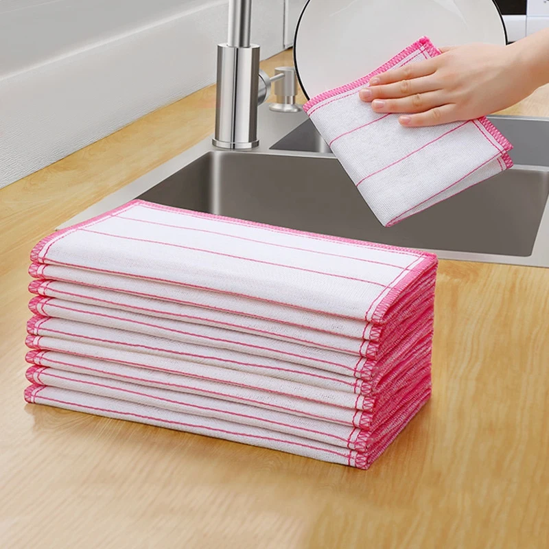 Kitchen Towel 8 Layers Microfiber Kitchen Cleaning Cloth Thicken Absorbent Scouring Pad Kitchen Daily Dish Towel 30X30cm
Kitchen Towel 8 Layers Microfiber Kitchen Cleaning Cloth Thicken Absorbent Scouring Pad Kitchen Daily Dish Towel 30X30cm