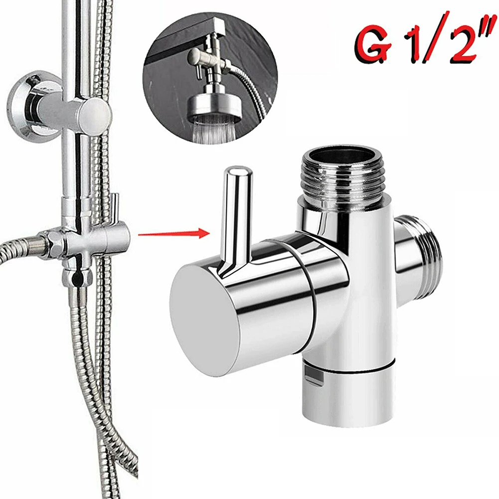 Faucet Diverter Valve G1/2 In 3 Way Brass Shower Head Diverter Valve T-Adapter Converter Chrome Shower Spray Nozzle Converter
Faucet Diverter Valve G1/2 In 3 Way Brass Shower Head Diverter Valve T-Adapter Converter Chrome Shower Spray Nozzle Converter