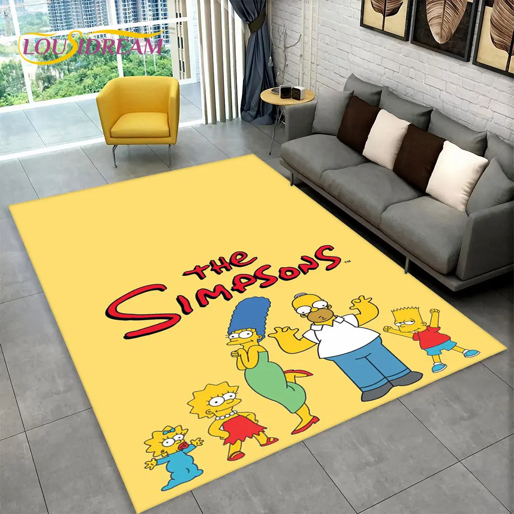 The S-Simpsons Cartoon Area Rug,Carpet Rug for Home Living Room Bedroom Sofa Playroom Doormat Decor,Kids Play Non-slip Floor Mat
The S-Simpsons Cartoon Area Rug,Carpet Rug for Home Living Room Bedroom Sofa Playroom Doormat Decor,Kids Play Non-slip Floor Mat