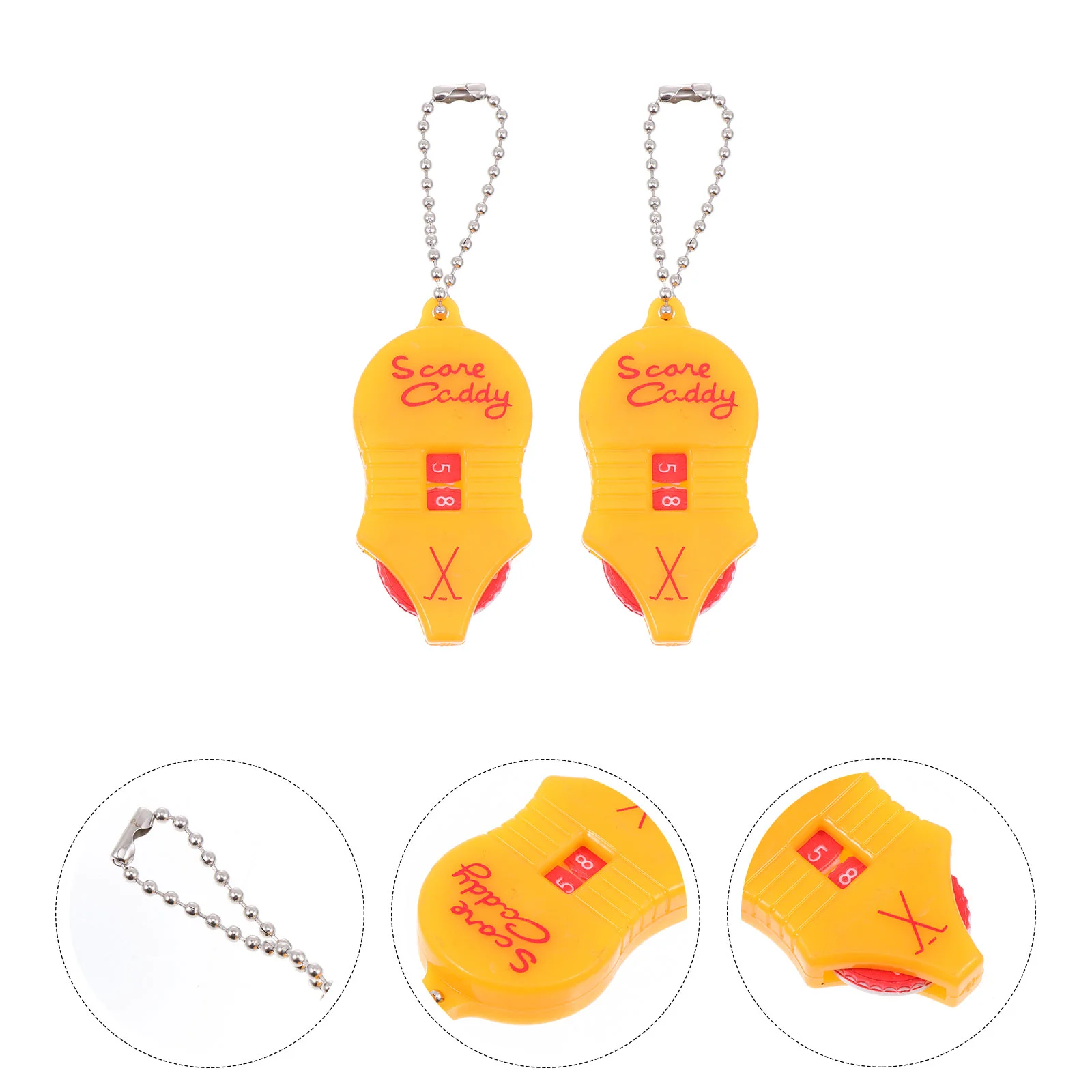 2 Pcs Bracelet Keychain Ball Golfs Scoring Tool Portable Scorer Counting Outdoor Plastic Balls
2 Pcs Bracelet Keychain Ball Golfs Scoring Tool Portable Scorer Counting Outdoor Plastic Balls