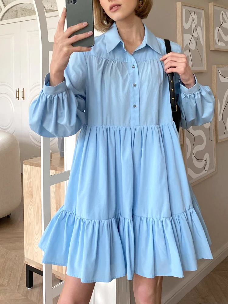 White Dress Women 2023 Summer New Korean Fashion Vintage Elegant Party Female Clothes Turn-down Collar A-LINE LOOSE Mini Dress
White Dress Women 2023 Summer New Korean Fashion Vintage Elegant Party Female Clothes Turn-down Collar A-LINE LOOSE Mini Dress