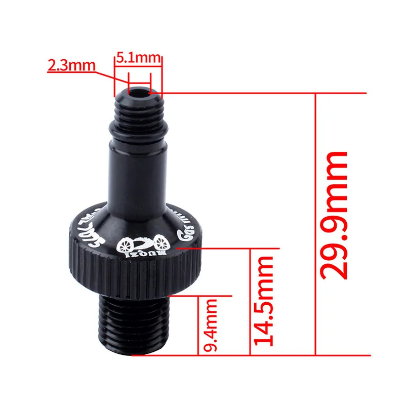Mountain Bike Shock Absorber Pump Change Nozzle Aluminum Alloy Bicycle Rear Shock Absorber Valve Adapter With Sealing Ring
Mountain Bike Shock Absorber Pump Change Nozzle Aluminum Alloy Bicycle Rear Shock Absorber Valve Adapter With Sealing Ring