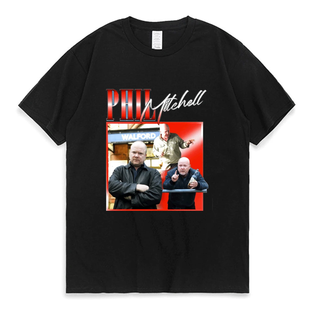 PHIL MITCHELL Homage T Shirt Men's Women's Clothing Street 90s Vintage T-shirt Summer Cotton Comfortable Short Sleeve Tee Shirt
PHIL MITCHELL Homage T Shirt Men's Women's Clothing Street 90s Vintage T-shirt Summer Cotton Comfortable Short Sleeve Tee Shirt