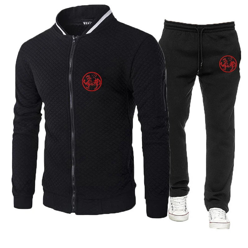 Shotokan Karate 2022 Men's New Tracksuit Fashion Round Neck Hoodies Zipper Sweatshirts Tops + Sweatpants Casual Two Pieces Suits
Shotokan Karate 2022 Men's New Tracksuit Fashion Round Neck Hoodies Zipper Sweatshirts Tops + Sweatpants Casual Two Pieces Suits