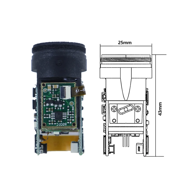 

1200m Laser Distance Sensor Long Range UART TTL Measuring Sight Device Laser Rangefinder Module