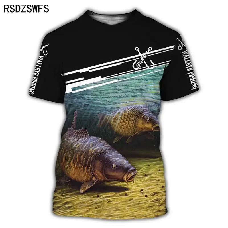 Summer 3D Printed Carp Fish Pattern Men Women Casual T-Shirt Fashion Trend Outdoor Fishing Hip Hop Short Sleeve Breathable Tops
Summer 3D Printed Carp Fish Pattern Men Women Casual T-Shirt Fashion Trend Outdoor Fishing Hip Hop Short Sleeve Breathable Tops