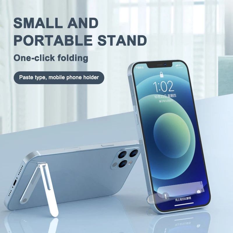 Stable Desktop Phone Holder Mini Folding Phone Kickstand Bracket Ultra Thin Foldable Phone Accessories Mobile Phone Holder Stand
Stable Desktop Phone Holder Mini Folding Phone Kickstand Bracket Ultra Thin Foldable Phone Accessories Mobile Phone Holder Stand