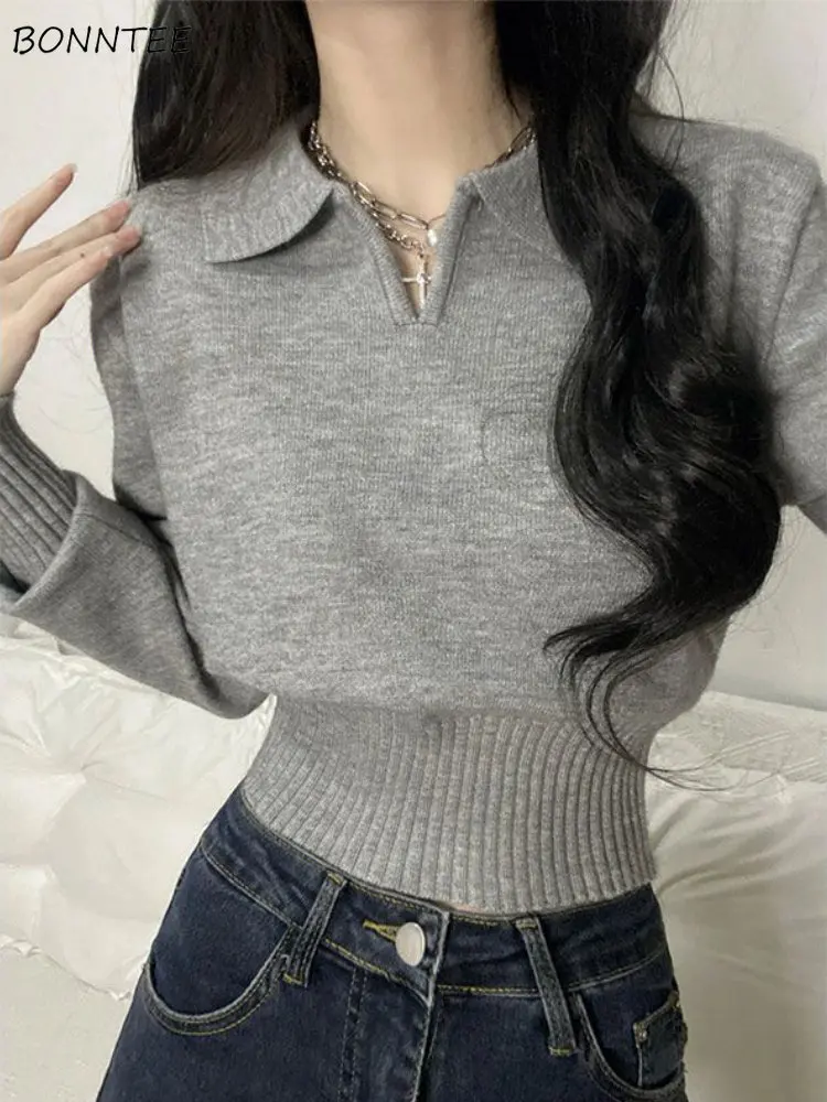 Slim Cozy Sweaters Women Solid Gentle New Autumn Office Lady Streetwear Basic Knitwear Vintage Simple Cropped Popular Ins Chic
Slim Cozy Sweaters Women Solid Gentle New Autumn Office Lady Streetwear Basic Knitwear Vintage Simple Cropped Popular Ins Chic
