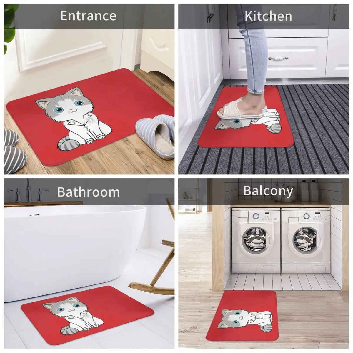 Door Mat Doctor Cat Damon Sloan Decor 3D Rug Carpet Bathmat Nonslip Entrance Living Room Home Kitchen Sand Scraping Dust Bedroom
Door Mat Doctor Cat Damon Sloan Decor 3D Rug Carpet Bathmat Nonslip Entrance Living Room Home Kitchen Sand Scraping Dust Bedroom