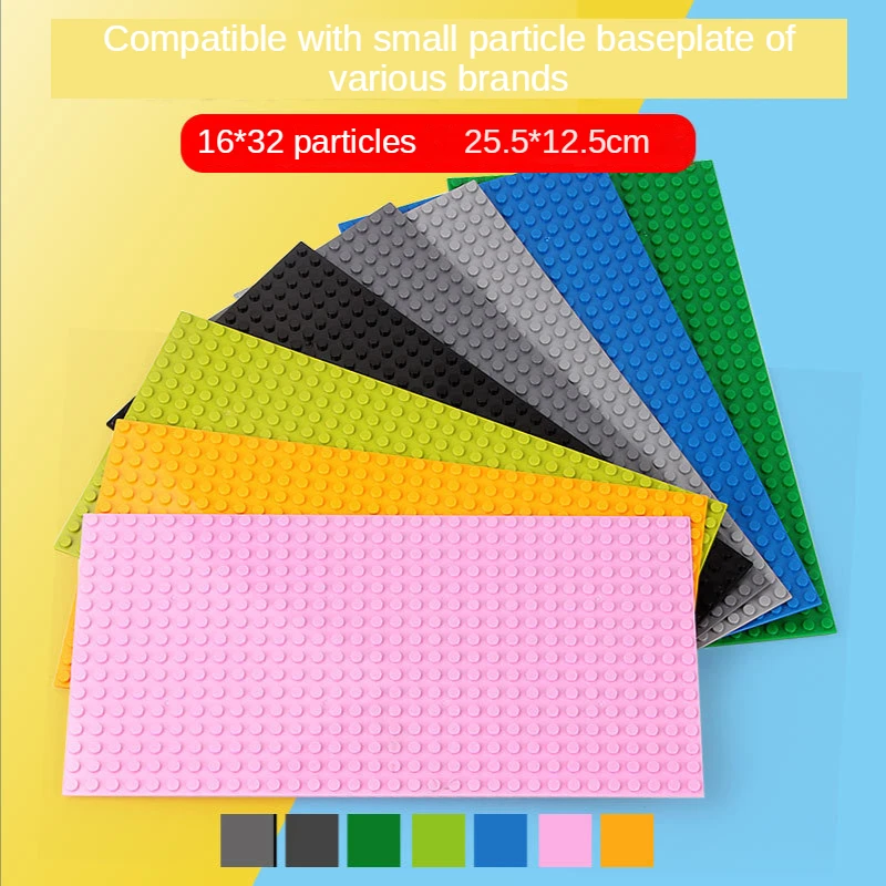 DIY Small Size Building Block Puzzle Assembly Baseplate 16X32 Dots Construction Toys Education for Childr Compatible with Brands
DIY Small Size Building Block Puzzle Assembly Baseplate 16X32 Dots Construction Toys Education for Childr Compatible with Brands
