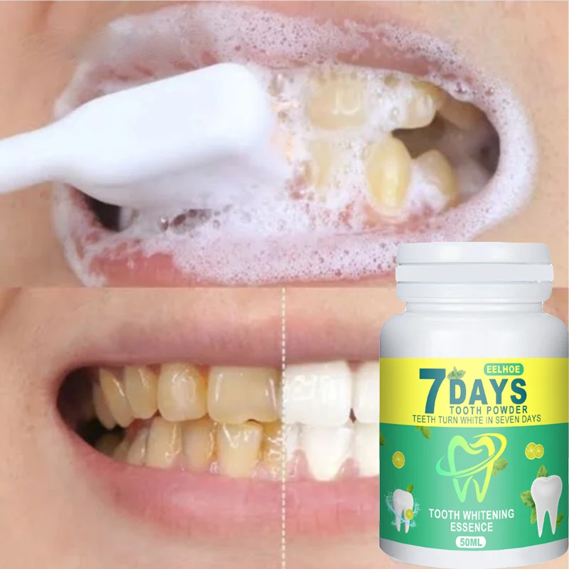 50ml Tooth Whitening Oral Care Powder Clean Stains Oral Hygiene Brighten Teeth Cleaning Tartar Fresh Breath Oral Care Products
50ml Tooth Whitening Oral Care Powder Clean Stains Oral Hygiene Brighten Teeth Cleaning Tartar Fresh Breath Oral Care Products