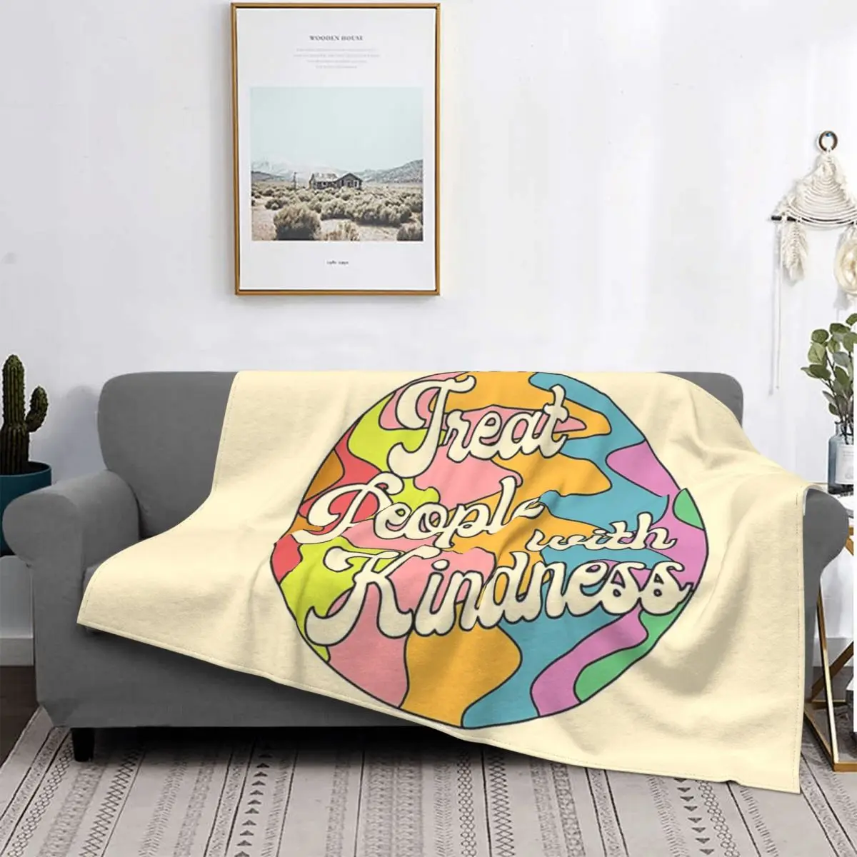 Groovy Treat 'Em With Kindness Design Blanket Bedspread Bed Plaid Plaid Baby Blanket Fleece Blanket Bedspreads For Bed
Groovy Treat 'Em With Kindness Design Blanket Bedspread Bed Plaid Plaid Baby Blanket Fleece Blanket Bedspreads For Bed