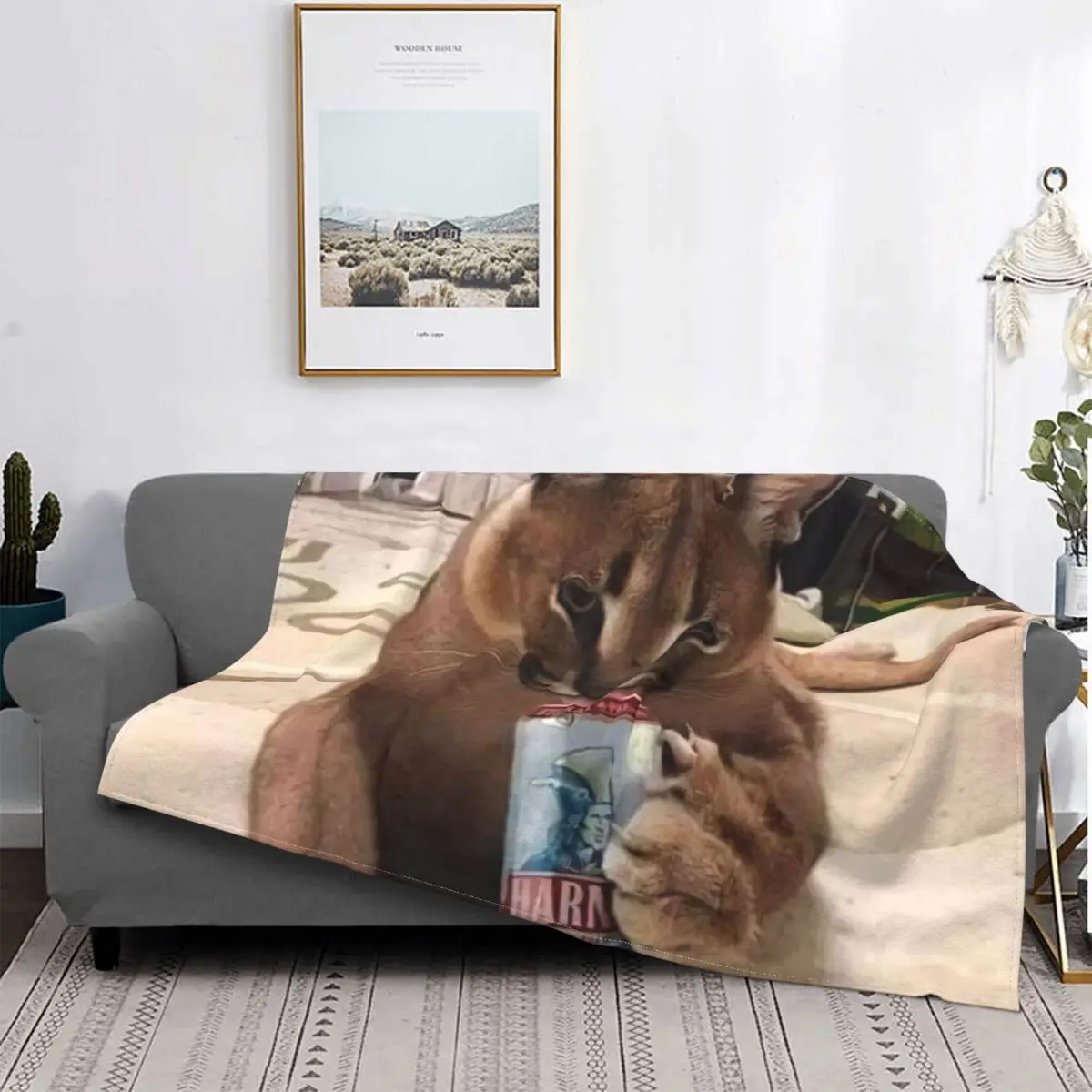 Funny Big Floppa Blanket Soft Fleece Autumn Warm Flannel Cat Throw Blankets for Sofa Office Bedroom
Funny Big Floppa Blanket Soft Fleece Autumn Warm Flannel Cat Throw Blankets for Sofa Office Bedroom