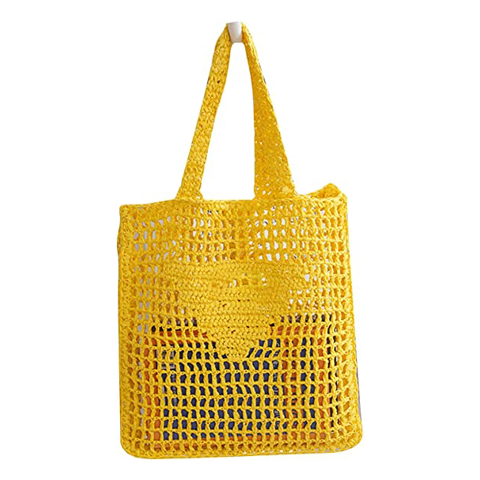 Summer Women Fashion Straw Bag Hand-Woven Handbag Sea Beach Travel Large Capacity Shoulder Bag Hollow Design Gym Casual Bags
Summer Women Fashion Straw Bag Hand-Woven Handbag Sea Beach Travel Large Capacity Shoulder Bag Hollow Design Gym Casual Bags