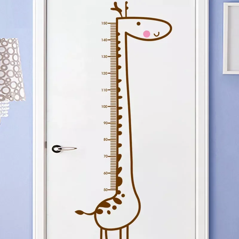Cute Giraffe Measuring Height Ruler Wall Stickers for Kids Room Home Decoration Wall Decal Home Decor Baby Nursery PVC
Cute Giraffe Measuring Height Ruler Wall Stickers for Kids Room Home Decoration Wall Decal Home Decor Baby Nursery PVC