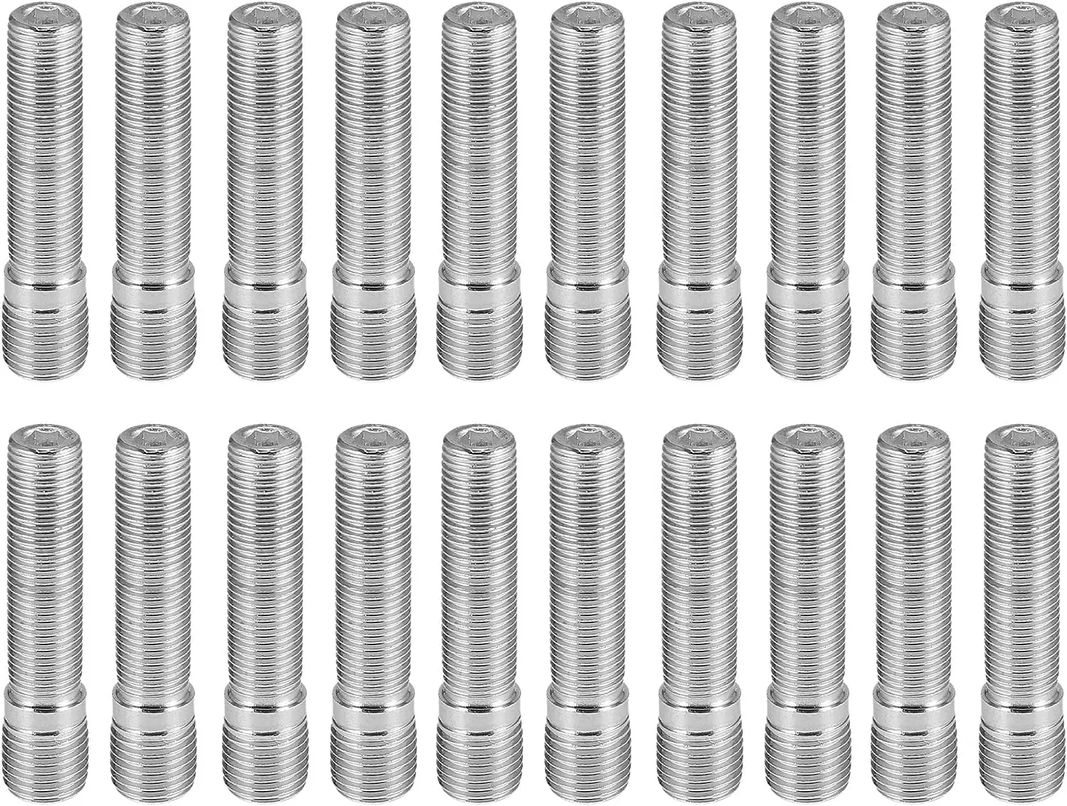 20pcs Extended Wheel Stud Conversion M14x1.5 to M12x1.25 CNC Bolts Stud Screw 60mm for Audi
20pcs Extended Wheel Stud Conversion M14x1.5 to M12x1.25 CNC Bolts Stud Screw 60mm for Audi