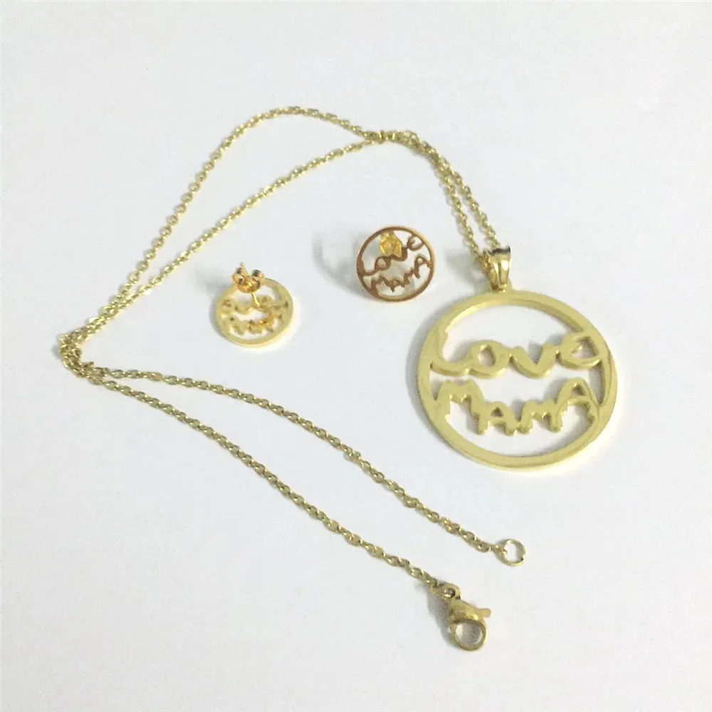 Fashion Stainless Steel Necklace Earrings Cute Hollowed Word Pendant Kids Girls Chokers Statement Necklace Lucky Girl
Fashion Stainless Steel Necklace Earrings Cute Hollowed Word Pendant Kids Girls Chokers Statement Necklace Lucky Girl