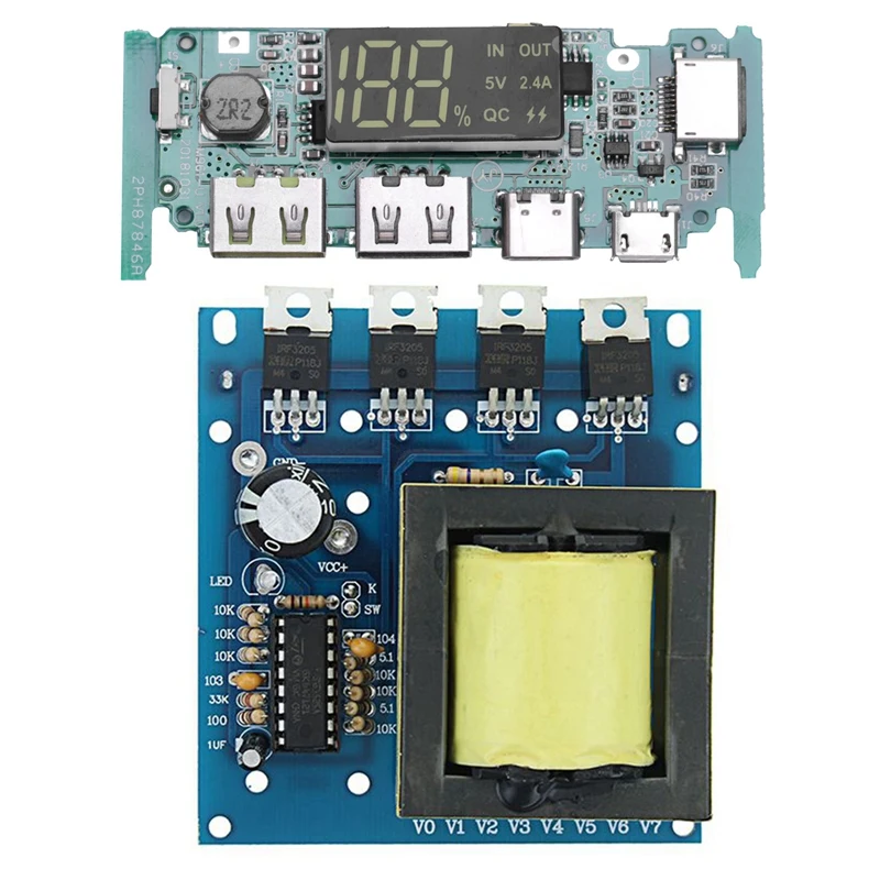 Boost 5V High Pass Qc3.0 Fast Charging Press Board With 500W Inverter Boost Board Transformer
Boost 5V High Pass Qc3.0 Fast Charging Press Board With 500W Inverter Boost Board Transformer