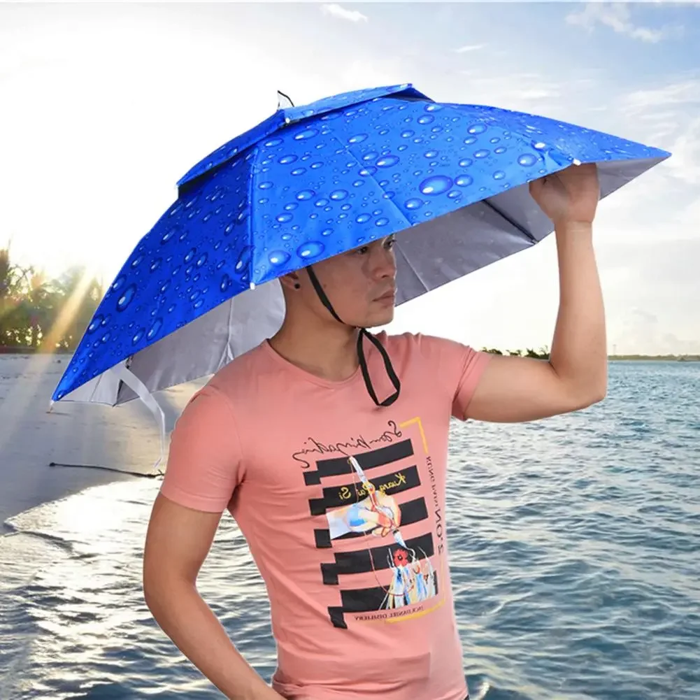 NEW2023 Two/Three-Folding Folding 95CM Wind Proof Headwear Umbrella Hat Anti-UV Anti-Rain Cap Rain Gear for Portable Fishing Me
NEW2023 Two/Three-Folding Folding 95CM Wind Proof Headwear Umbrella Hat Anti-UV Anti-Rain Cap Rain Gear for Portable Fishing Me