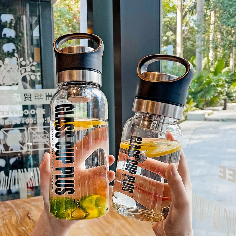 2L Glass Water Bottle with Strap , Sport Water Bottles Outdoor Travel Portable Leakproof Tea Glass Bottle With Infuser Drinkware
2L Glass Water Bottle with Strap , Sport Water Bottles Outdoor Travel Portable Leakproof Tea Glass Bottle With Infuser Drinkware