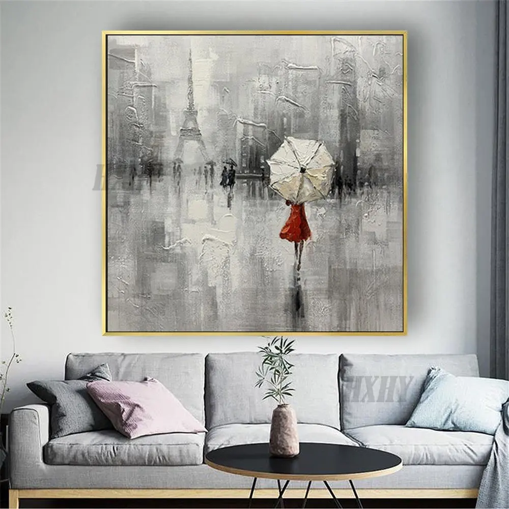 100% Hand Painted Oil Painting Nordic Home Decoration Prints And Hang Paintings Gray Rainy Weather On Canvas Wall Art Pictures
100% Hand Painted Oil Painting Nordic Home Decoration Prints And Hang Paintings Gray Rainy Weather On Canvas Wall Art Pictures