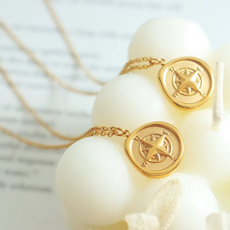Hot Circle Brand Compass Design Pendant Necklace Fashion Creative Collar Chain Women Charm Jewelry Gift
Hot Circle Brand Compass Design Pendant Necklace Fashion Creative Collar Chain Women Charm Jewelry Gift