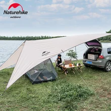 Naturehike Car Tail Shelter Canopy Sunshade Awning Tarpaulin Tarp Shelter Outdoor Camping Travel Beach Picnic Waterproof Large