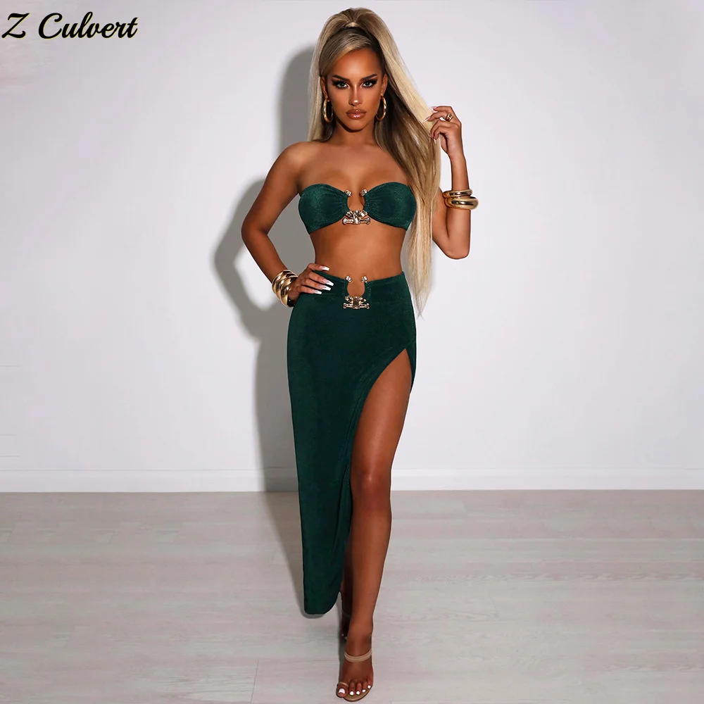Z Culvert 2022 winter spring Fashion Solid Sexy Strapless Crop Top Backless Show waist Sleeveless Split fork pack hip Suit skirt
Z Culvert 2022 winter spring Fashion Solid Sexy Strapless Crop Top Backless Show waist Sleeveless Split fork pack hip Suit skirt