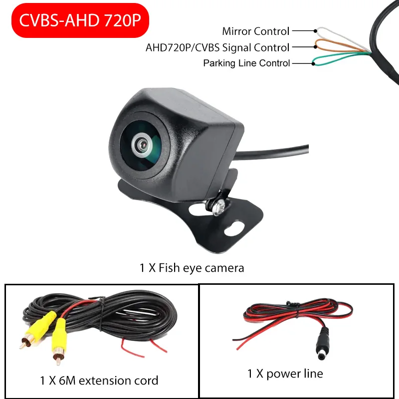 Широкий 170° ° Резервная камера AHD | 720P/1080P двойное разрешение и улучшенное ночное видение для четкого реверса
Широкий 170° ° Резервная камера AHD | 720P/1080P двойное разрешение и улучшенное ночное видение для четкого реверса