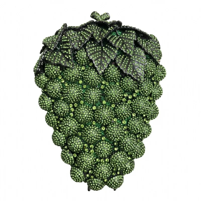 Роскошные Дизайнерские Сумочки, клатч с виноградом, женские вечерние сумки с кристаллами, женские кошельки для свадебной вечеринки, женская сумка
Роскошные Дизайнерские Сумочки, клатч с виноградом, женские вечерние сумки с кристаллами, женские кошельки для свадебной вечеринки, женская сумка