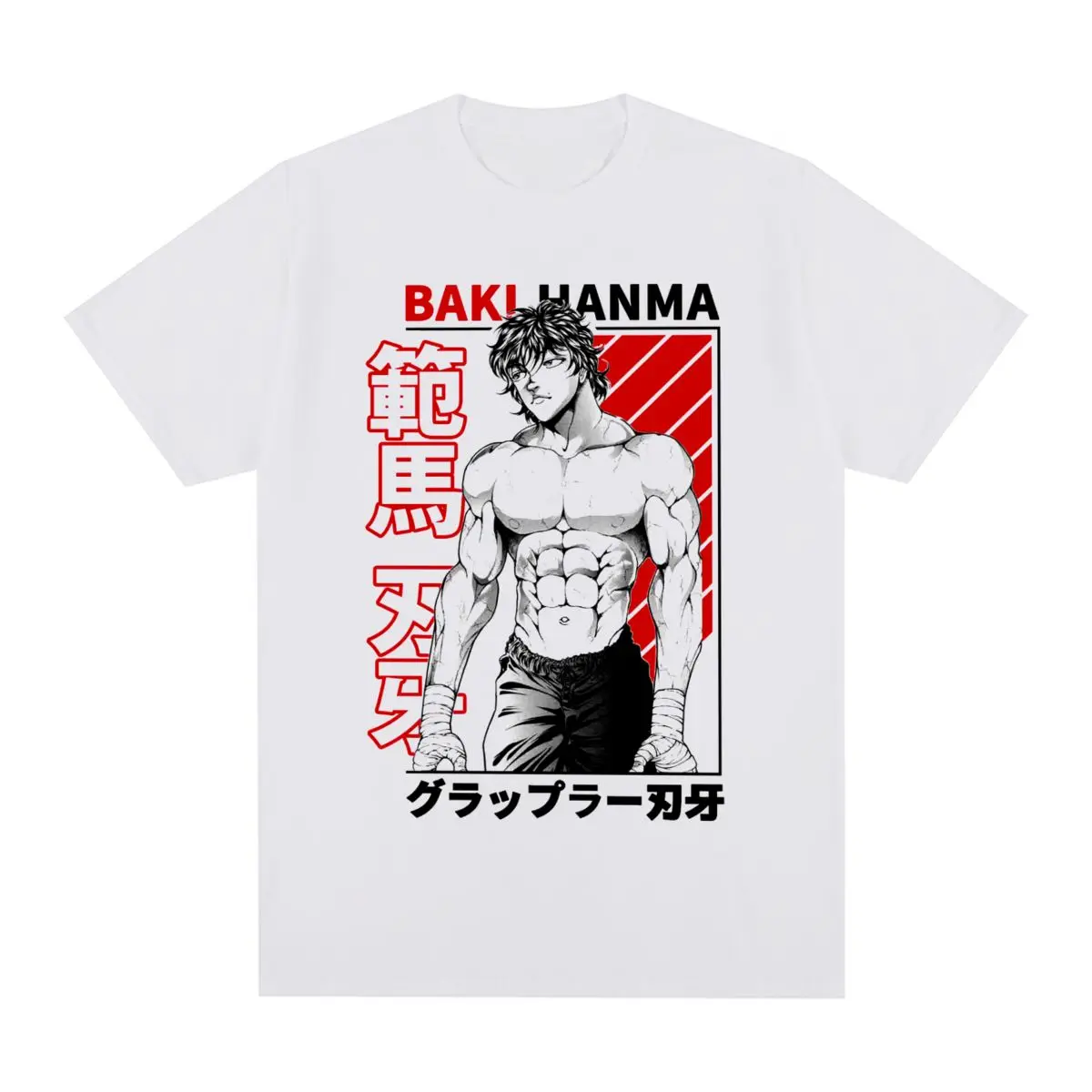 Baki Hanma Yujiro Dou Manga Vintage T-shirt Grappler Cotton Harajuku Streetwear Men T shirt New Tee Tshirt Womens Tops
Baki Hanma Yujiro Dou Manga Vintage T-shirt Grappler Cotton Harajuku Streetwear Men T shirt New Tee Tshirt Womens Tops