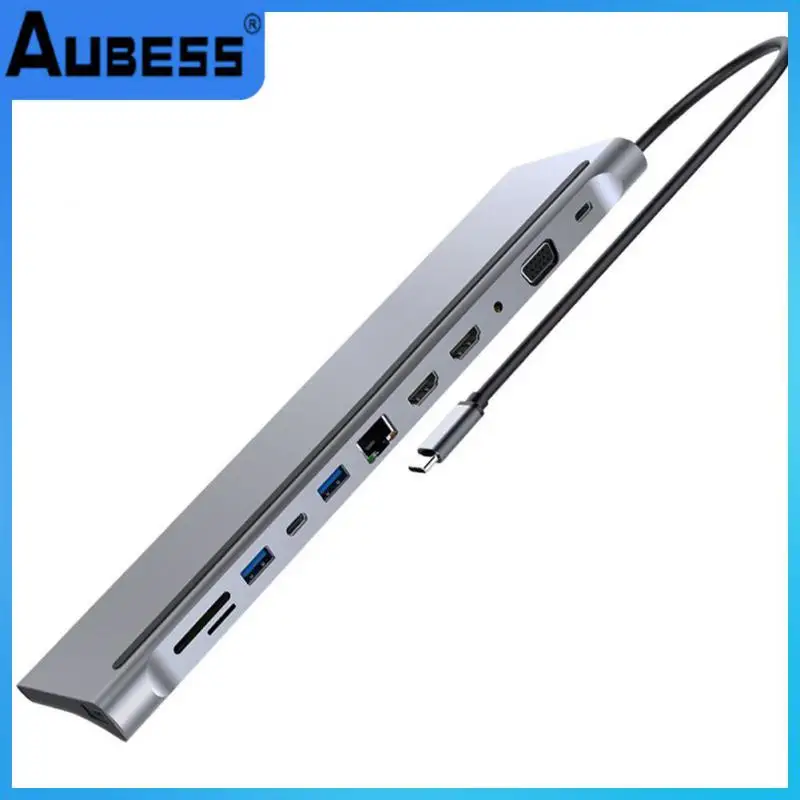 Adapter Docking Station Dual -compatible Usb 3.0 4k Type-c Hub With Audio 3.5mm Cable Splitter Usb C Dock Rj45 Vga 12-in-1
Adapter Docking Station Dual -compatible Usb 3.0 4k Type-c Hub With Audio 3.5mm Cable Splitter Usb C Dock Rj45 Vga 12-in-1