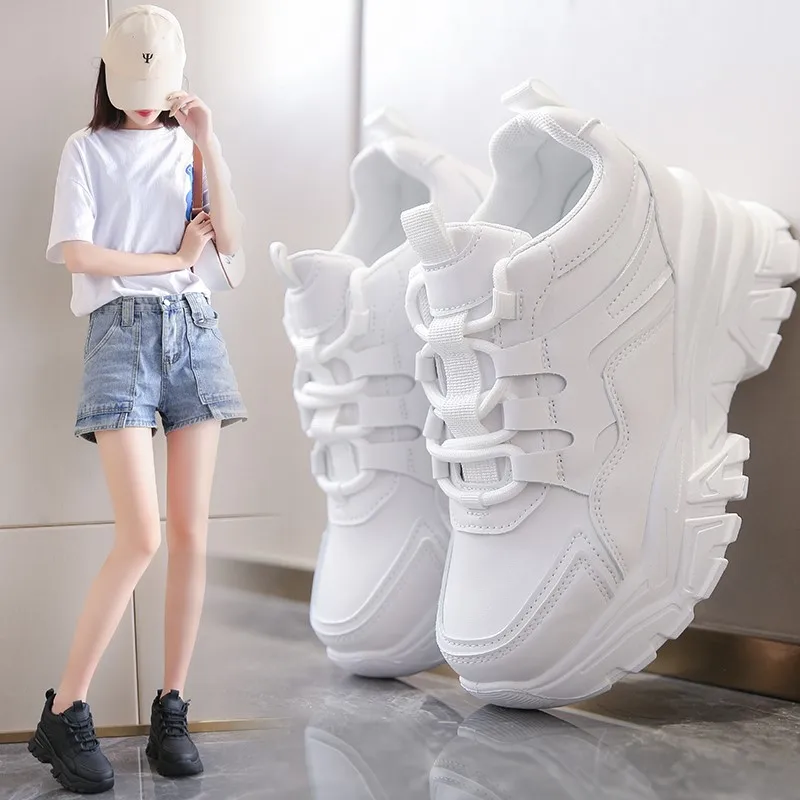 Maogu 2023 Spring Autumn New Sports Shoes Women's Fashion Casual Thick-soled Lace Daddy Solid Color Running Shoes Sneakers Women
Maogu 2023 Spring Autumn New Sports Shoes Women's Fashion Casual Thick-soled Lace Daddy Solid Color Running Shoes Sneakers Women