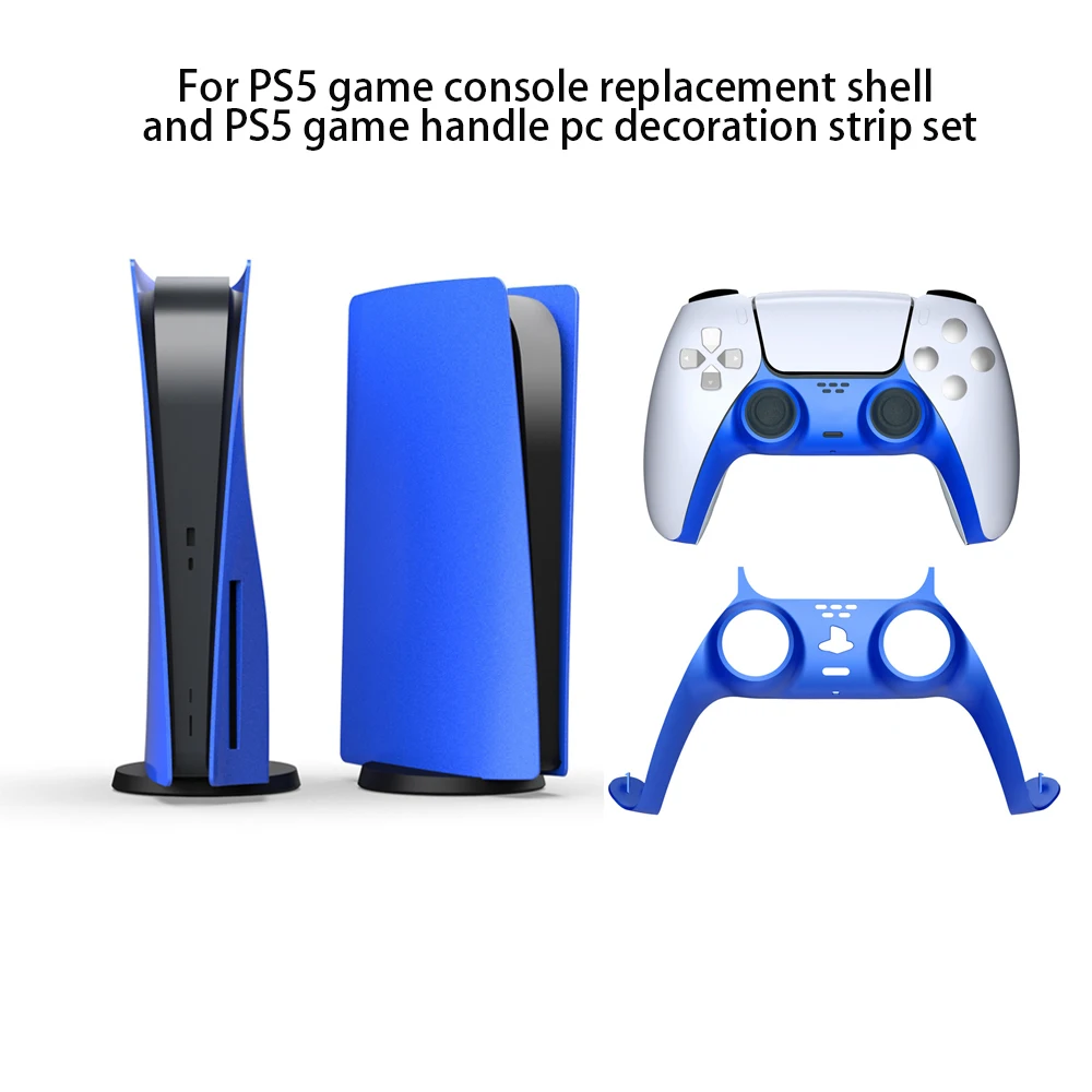 Abspc Host Shell Unique Design High-quality For Ps5 Console For 5 Screen Protector Anti-scratch Smooth Blue
Abspc Host Shell Unique Design High-quality For Ps5 Console For 5 Screen Protector Anti-scratch Smooth Blue