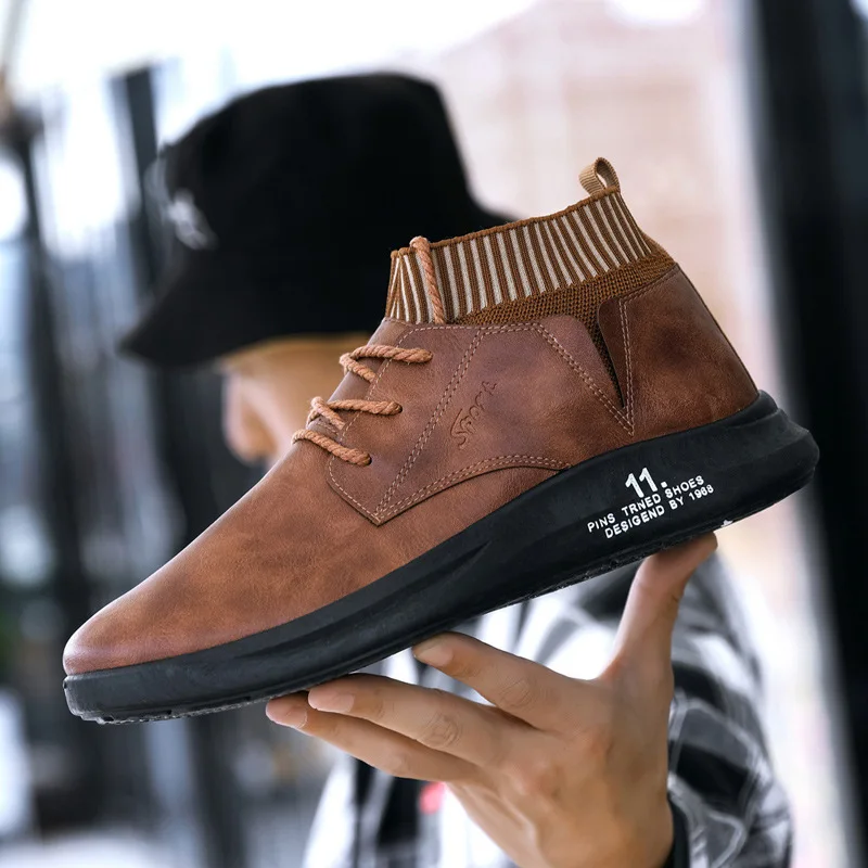 British Style Casual Leather Shoes Spring And Autumn Men's Shoes Fashion Versatile Shoes New Men's Sports Shoes Student Shoes Co
British Style Casual Leather Shoes Spring And Autumn Men's Shoes Fashion Versatile Shoes New Men's Sports Shoes Student Shoes Co