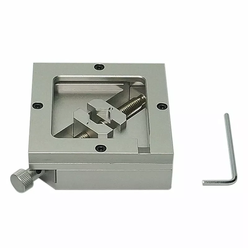 BGA Rework Machine Accessory 90MM Silver BGA Reballing Station Stencils Template Holder Foxture Jig for BGA Reballing
BGA Rework Machine Accessory 90MM Silver BGA Reballing Station Stencils Template Holder Foxture Jig for BGA Reballing