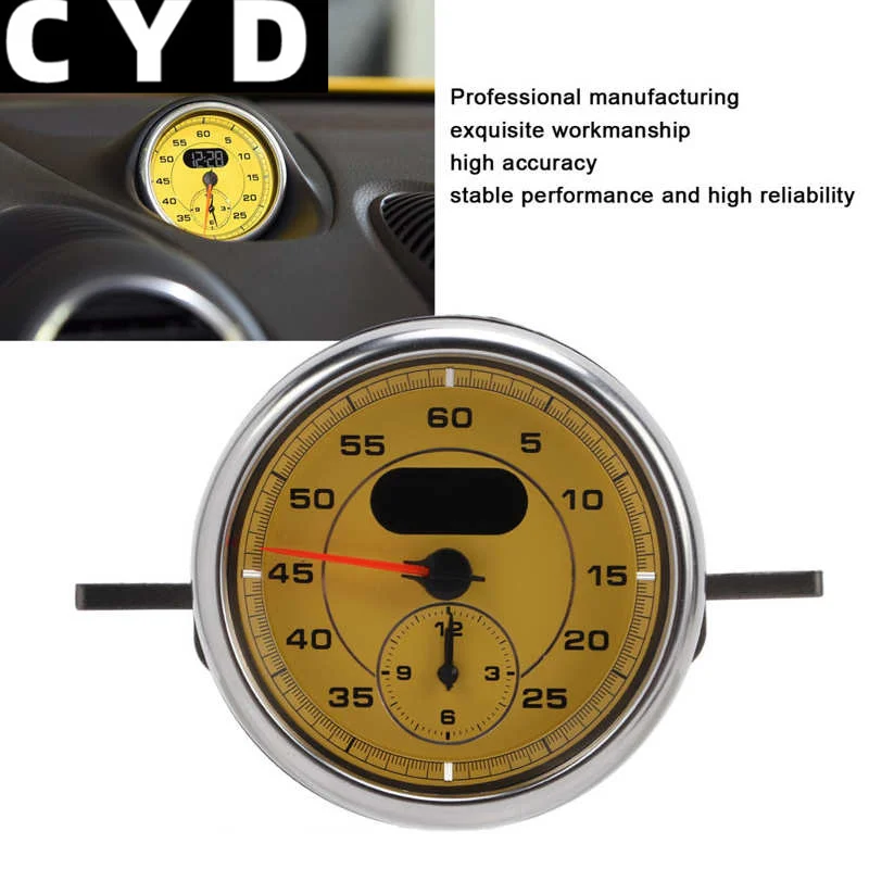 For Porsche Cayenne Panamera MACAN 718 911 Auto Accessory ABS Dashboard Gauge Clock Car Interior Accessory Replacement
For Porsche Cayenne Panamera MACAN 718 911 Auto Accessory ABS Dashboard Gauge Clock Car Interior Accessory Replacement