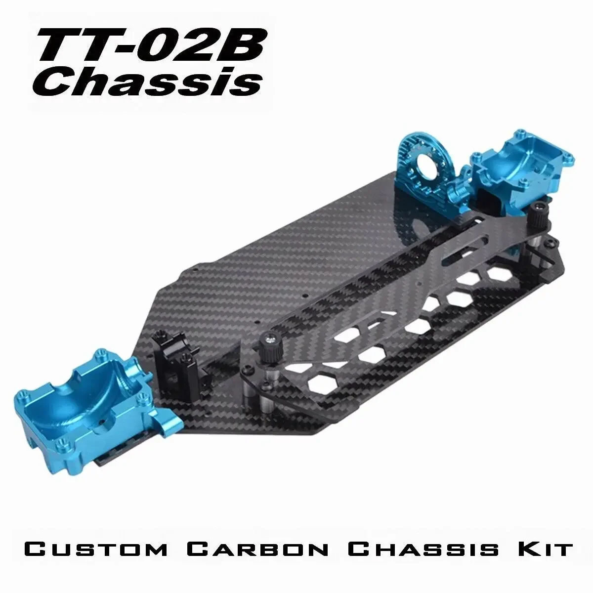 Custom Aluminum Lower Deck Gearbox Cover with Carbon Chassis Kit for Tamiya TT02B MS TT02BR TT-02B Buggy Chassis
Custom Aluminum Lower Deck Gearbox Cover with Carbon Chassis Kit for Tamiya TT02B MS TT02BR TT-02B Buggy Chassis