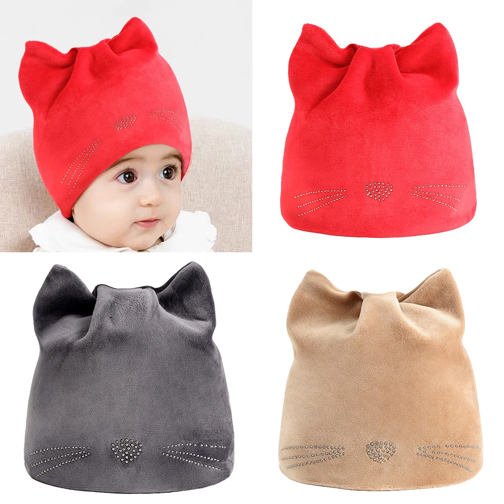 Cute Cartoon Cat Ear Baby Hat Winter Soft Warm Plush Boy Girl Hats Beanie Solid Color Infant Toddler Cap Bonnet Kids Caps
Cute Cartoon Cat Ear Baby Hat Winter Soft Warm Plush Boy Girl Hats Beanie Solid Color Infant Toddler Cap Bonnet Kids Caps